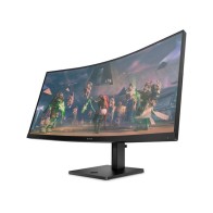 HP OMEN 34c G2 34" zakrivljeni VA monitor – WQHD 3440 x 1440, 180 Hz, 1 ms, omjer kontrasta 4000:1, ugrađeni zvučnici, 2 × HDMI,
