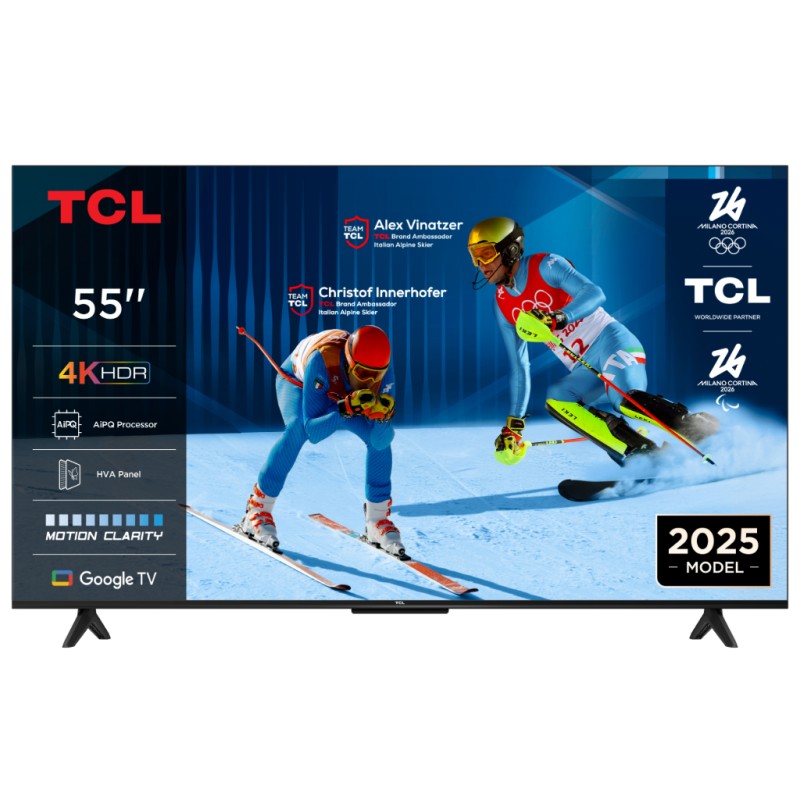 TCL 55" P61K 4K Pametna TV – Google TV, HDR10, HVA, Panel Motion Clarity, Dolby Audio