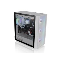 Thermaltake H570 TG ARGB Snow – srednja kućište s tempered staklom, 3×120 mm ARGB Lite ventilatora i RGB kontrolerom.
