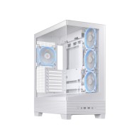 ASUS CASE A31 PLUS TG ARGB WHTMid-tower, ATX, 7 Expansion4x ARGB 120mm fans