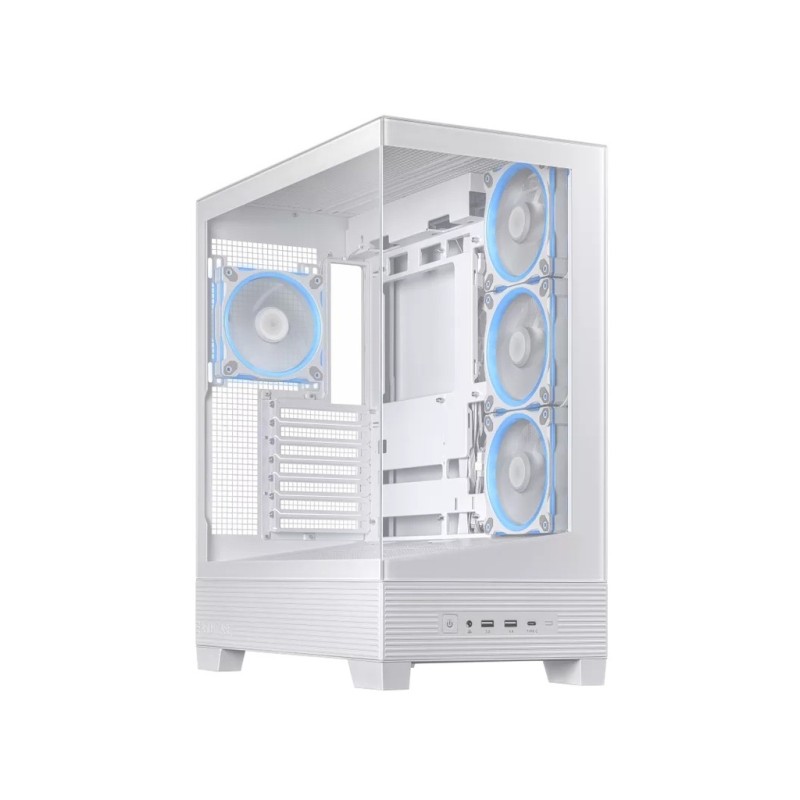 ASUS CASE A31 PLUS TG ARGB WHTMid-tower, ATX, 7 Expansion4x ARGB 120mm fans