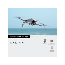 DJI Lito X1 6000 mAh LiPo baterija – zamjenska baterija za DJI dronove, visokog kapaciteta, 22.2 V, 15 C izlaz, siguran UF‑C zaš