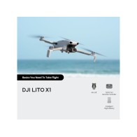 DJI Lito X1 6000 mAh LiPo baterija – zamjenska baterija za DJI dronove, visokog kapaciteta, 22.2 V, 15 C izlaz, siguran UF‑C zaš