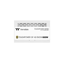Thermaltake GF3 A3 850W Bijela PSU – ATX 3.0, 80+ Gold, PCIe 5.0, Toughpower, potpuno modularna.