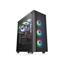 Thermaltake V250 TG ARGB Mid‑Tower – tempered glass kućište s 3 x 120 mm ARGB ventilatora i 1 x 120 mm standardnim ventilatorom.