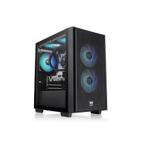 Thermaltake Versa H16 TG ARGB mikro‑torni kućište – mATX, TG panel, 3 x 120 mm ARGB ventilatora.