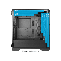 Chieftec Apex Air Case3x140mm PWM fans, E-ATXmesh front, tempered glass side