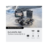 DJI Avata 360 Fly More Combo s DJI RC 2 – FPV dron, 4K video, 3‑minuta leta, 3‑osni stabilizator, kompletni dodatci.