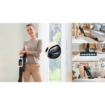 BOSCH Akumulatorski usisavač Unlimited 10, roza, do 80 minuta rada