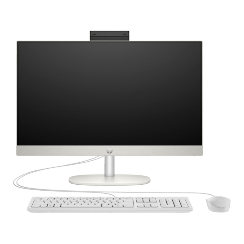 HP ProOne 240 G10 i3‑N300 8 GB RAM 512 GB SSD FreeDOS WLAN Webkamera bijeli