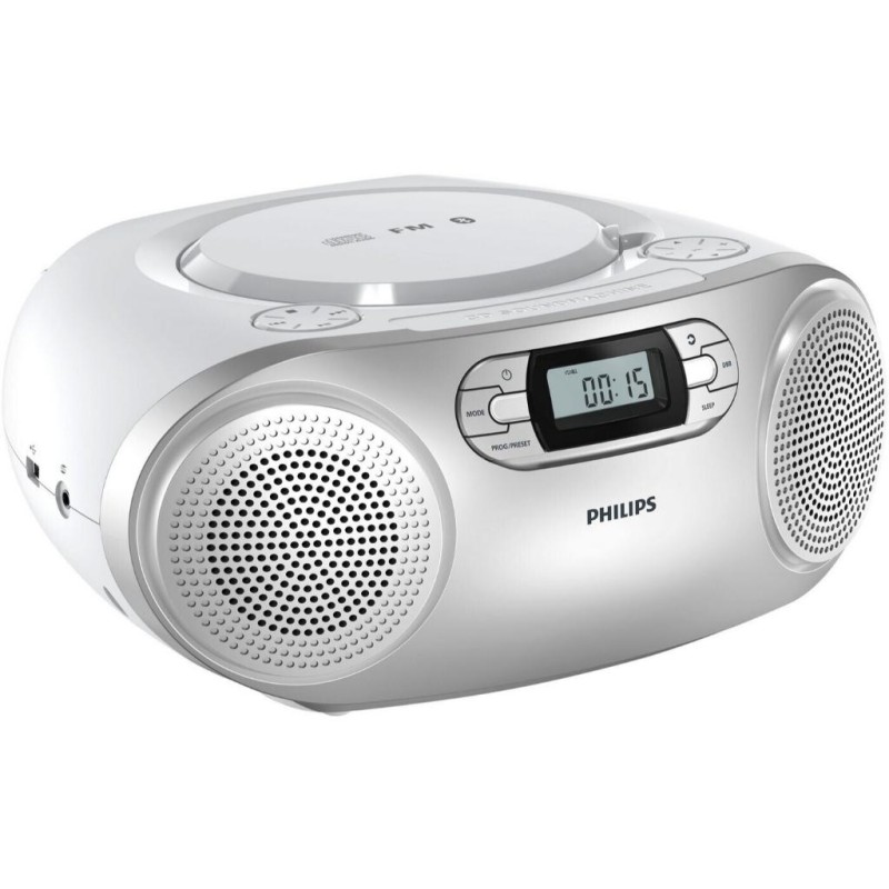 Philips TAZ2000S/10 CD Soundmachin - CD-R/RW, FM antena, Bluetooth, USB, 3 W RMS, siva (EAN 4895229174559)