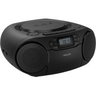 Philips TAZ2200/10 CD-soundmachine s CD-R/RW, FM antena, Bluetooth, USB, 3 W RMS i crna boja.