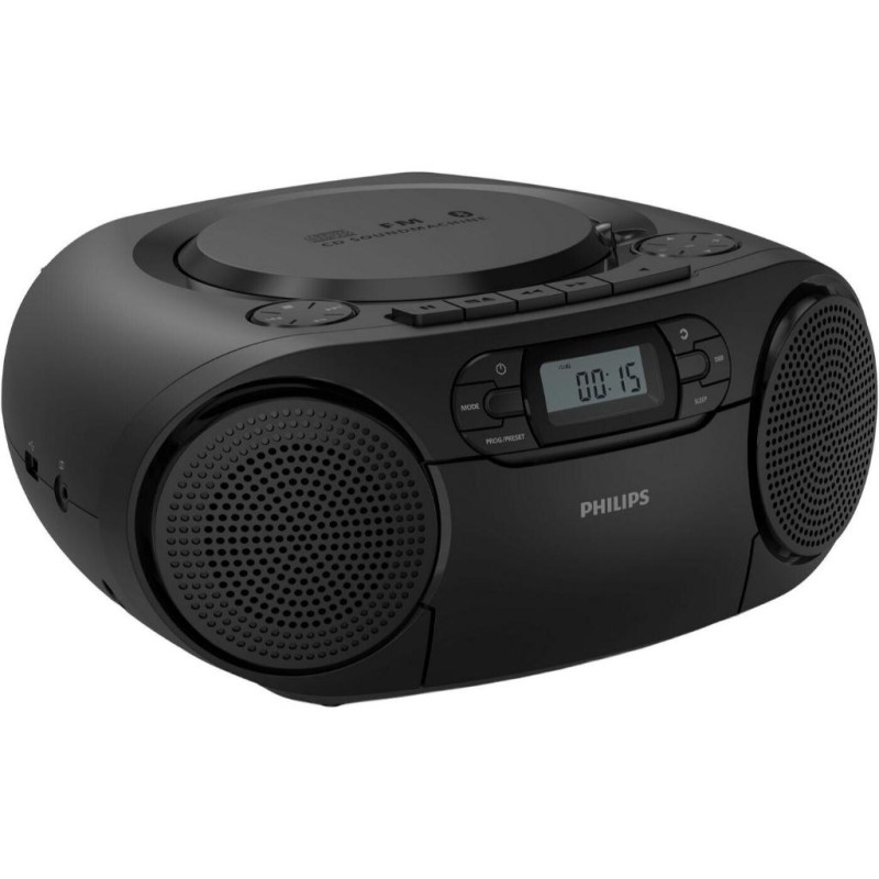 Philips TAZ2200/10 CD-soundmachine s CD-R/RW, FM antena, Bluetooth, USB, 3 W RMS i crna boja. Philips TAZ2200/10 CD-soundmachine s CD-R/RW, FM antena, Bluetooth, USB, 3 W RMS i crna boja.