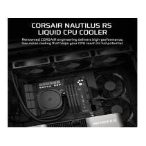 Corsair Nautilus 360 RS AIO vodeno hlađenje CPU - 360 mm radijus, kompatibilno s AM5 i AM4, 1851/1700 W model.